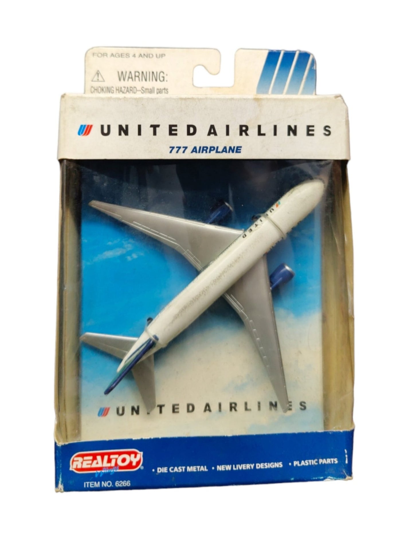 EXCLUSIVE Realtoy United Airline 777Airplane 2011 card