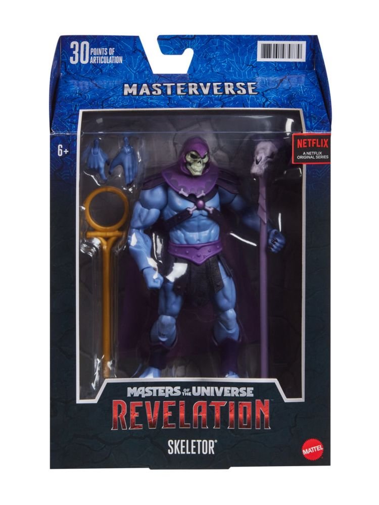 MOTU Masters of The Universe Masterverse Collection, 7-in Battle Figure - Skeletor for Storytelling Play and Display,