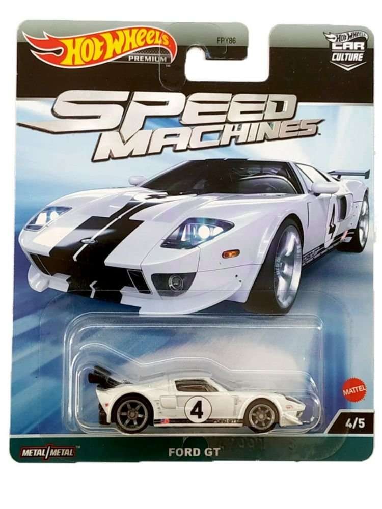 Hot Wheels Speed Machines Ford GT – Premium 1:64 Die‑Cast Collectible Car