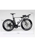 Bicycle Model 1:10 Time Trial Riding (White) (BUY ONE GET ONE FREE)