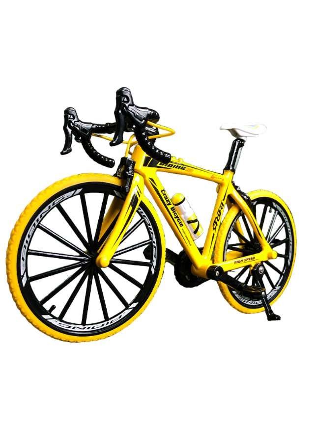 Bicycle Model 1:10 Crazy Bicycle Riding (Yellow).