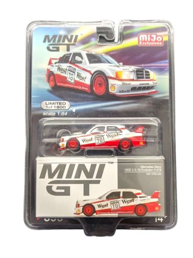 Mini GT Mercedes -Benz 190 E 2.5 - 16 Evolution ll 1991 DTM Lohr no 395