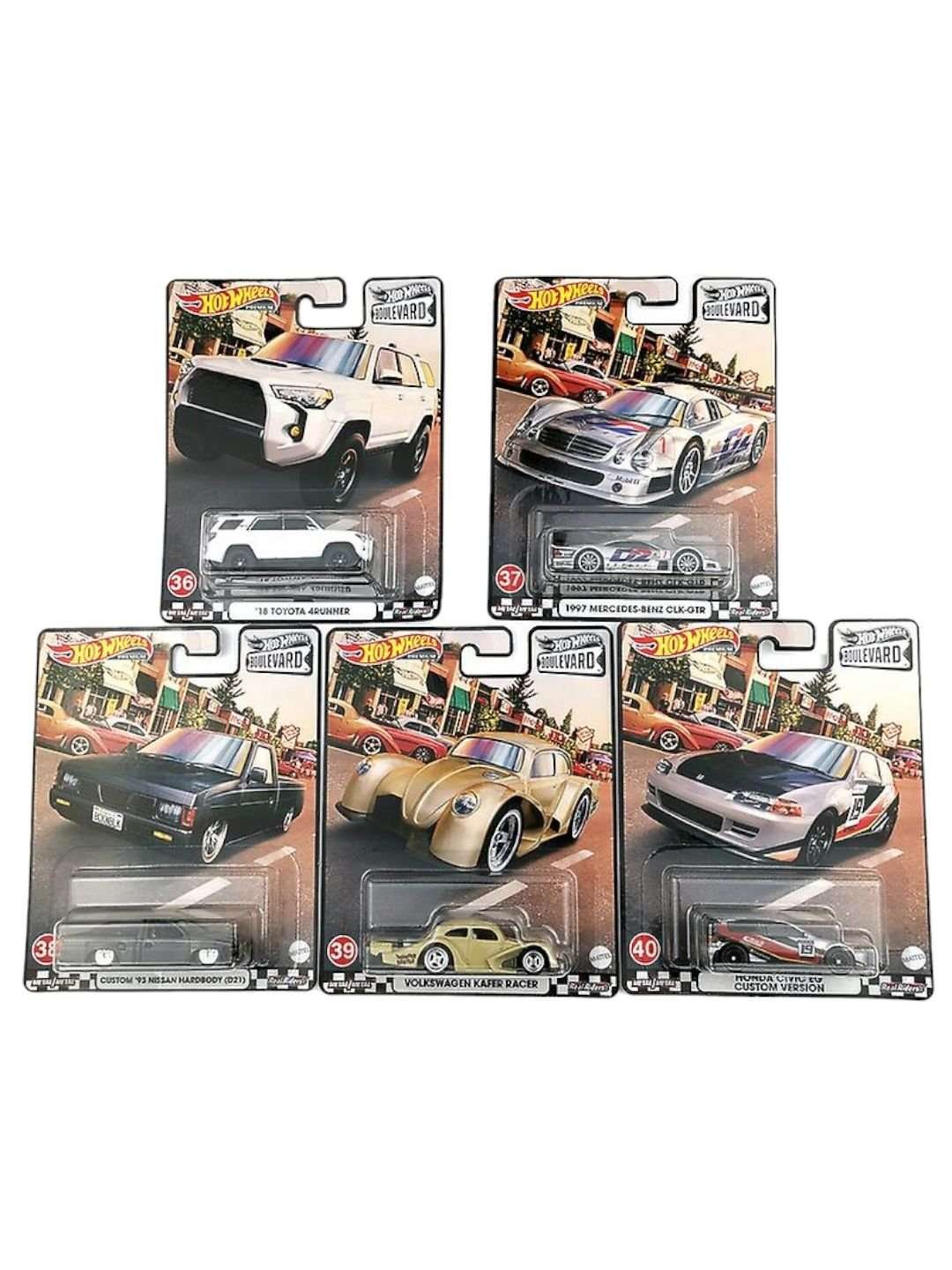 Buy Hot Wheels Boulevard Set of 5 – Limited Edition