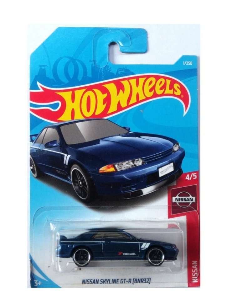 HotWheels Nissan Skyline GT-R (BNR32) Imported Mainline Card 1:64 Scale