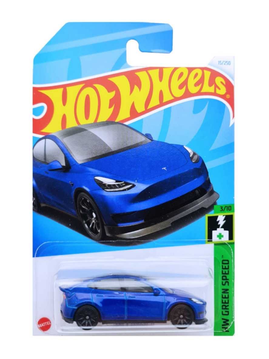 EXCLUSIVE Hotwheels Tesla Model Y HW Green Speed