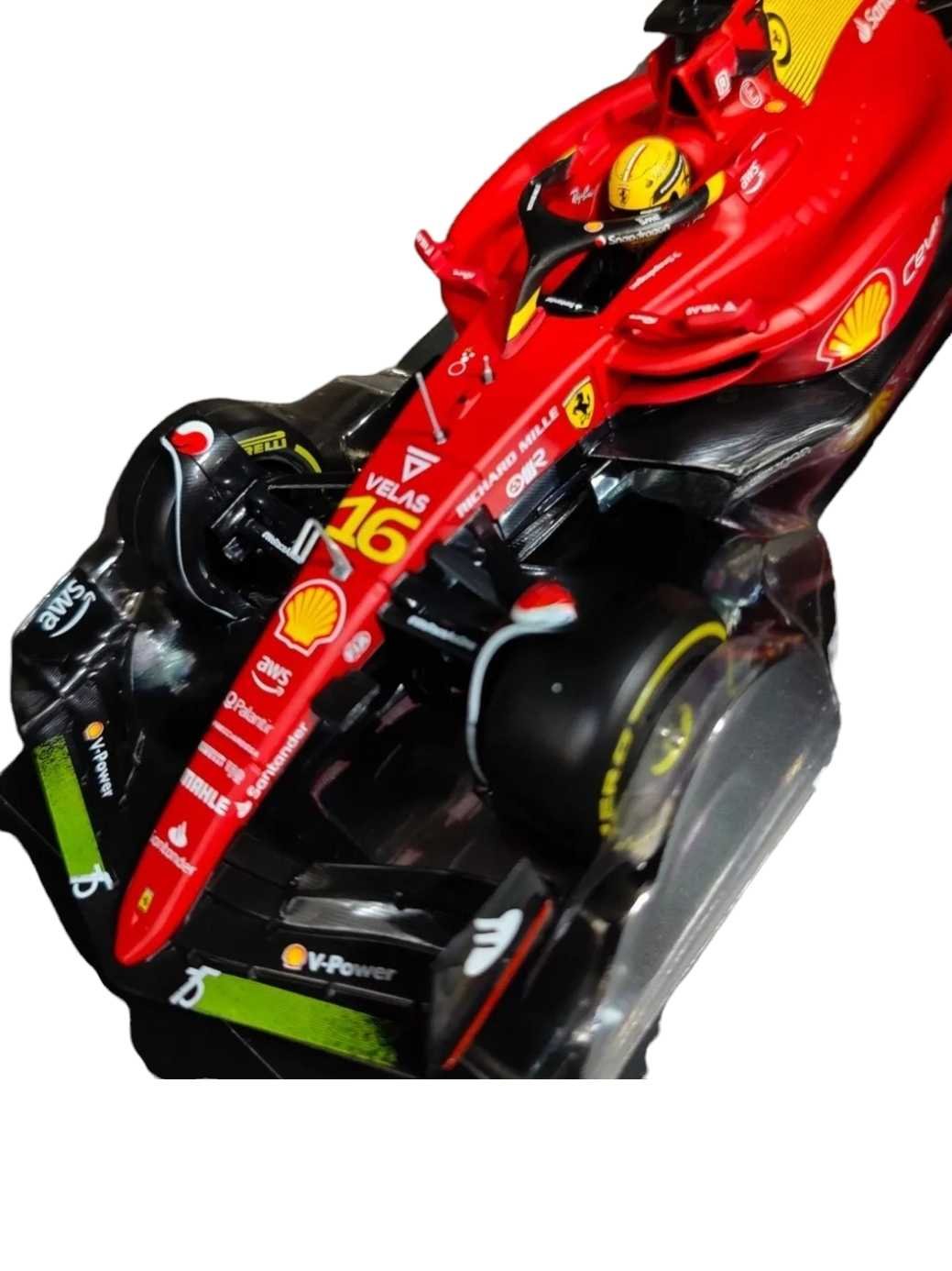 EXCLUSIVE Bburago Formula 1 (F1) Ferrari F1-75 Italian GP Charles Leclerc 2023