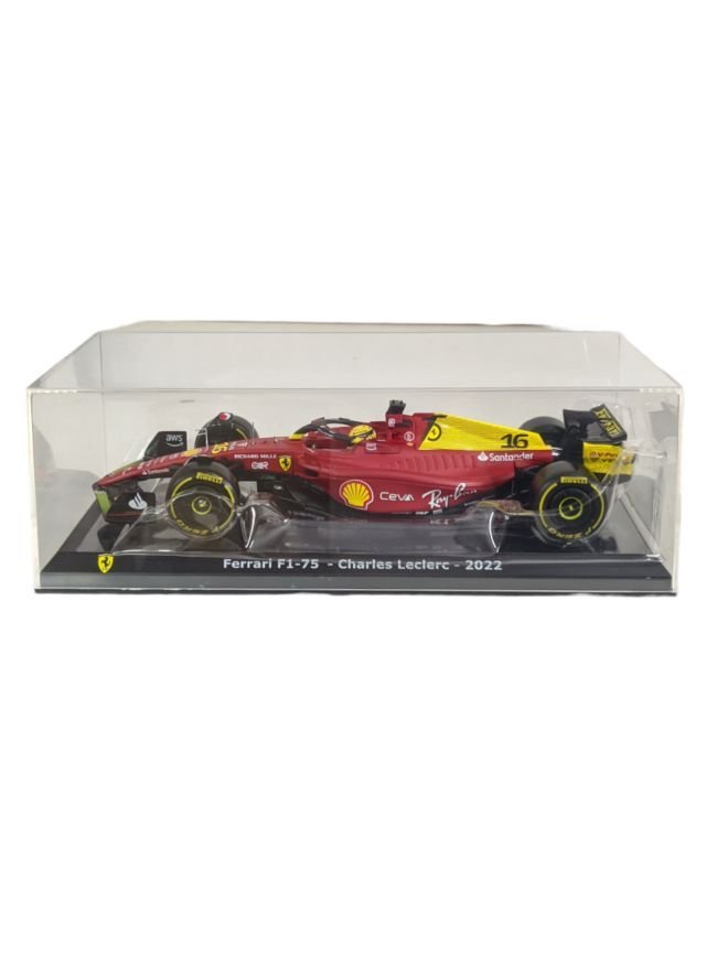 EXCLUSIVE Bburago Formula 1 (F1) Ferrari F1-75 Italian GP Charles Leclerc 2023
