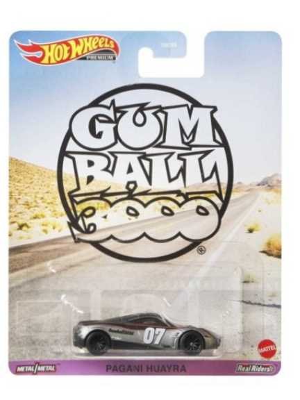 Hotwheels Pagani Huayra (blister damaged car is mint condition)Imported Premium 1:64 scale