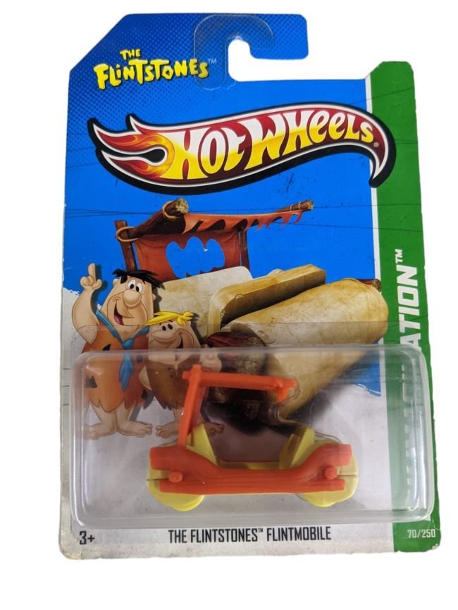 Hotwheels The Flintstones FlintMobile imported mainline Card Art 1:64