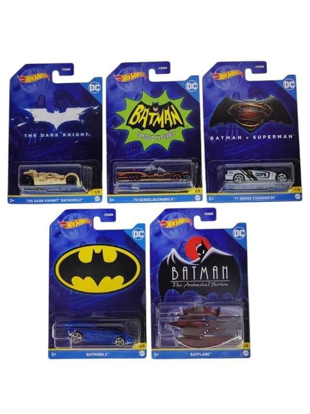 Hotwheels Exclusive Batman Set of 5
