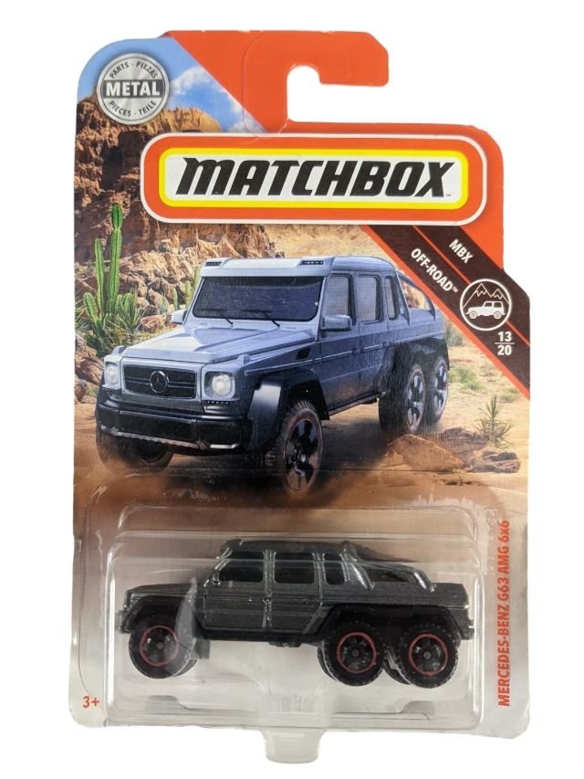 MatchBox Mercedes-Benz G63 AMG 6x6 Imported Mainline 1:64 Scale