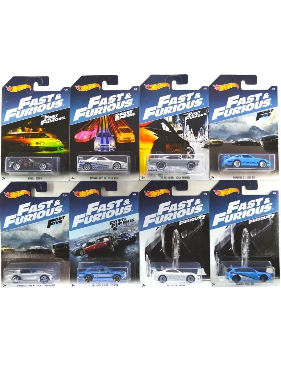 EXCLUSIVE Hotwheels Fast & Furious set of 8