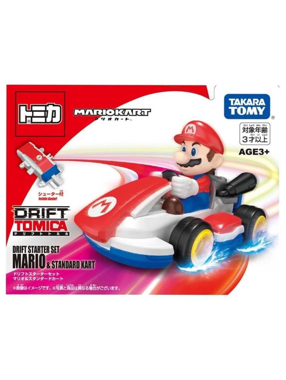 Tomica Drift Starter Mario & standard kart imported premium 1:64 Scale