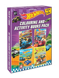EXCLUSIVE Hotwheels colouring and activity books pack of 4