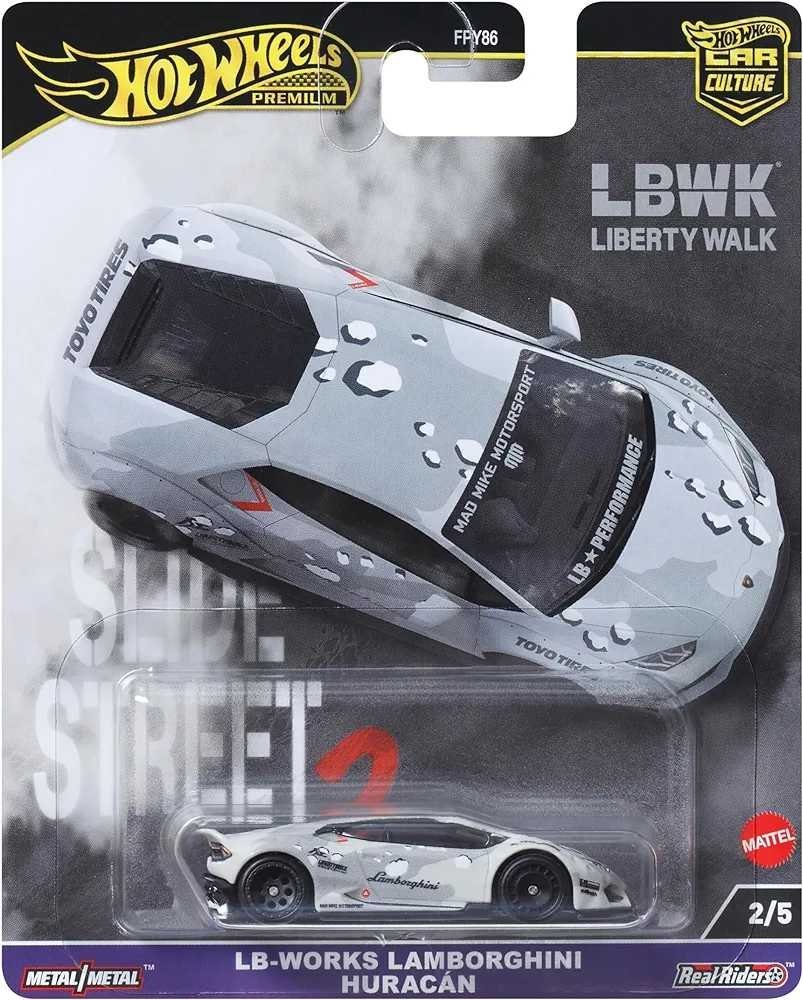 Hotwheels LBWK Liberty walk LB-Works Lamborghini Huracan Imported Premium 1:64 scale