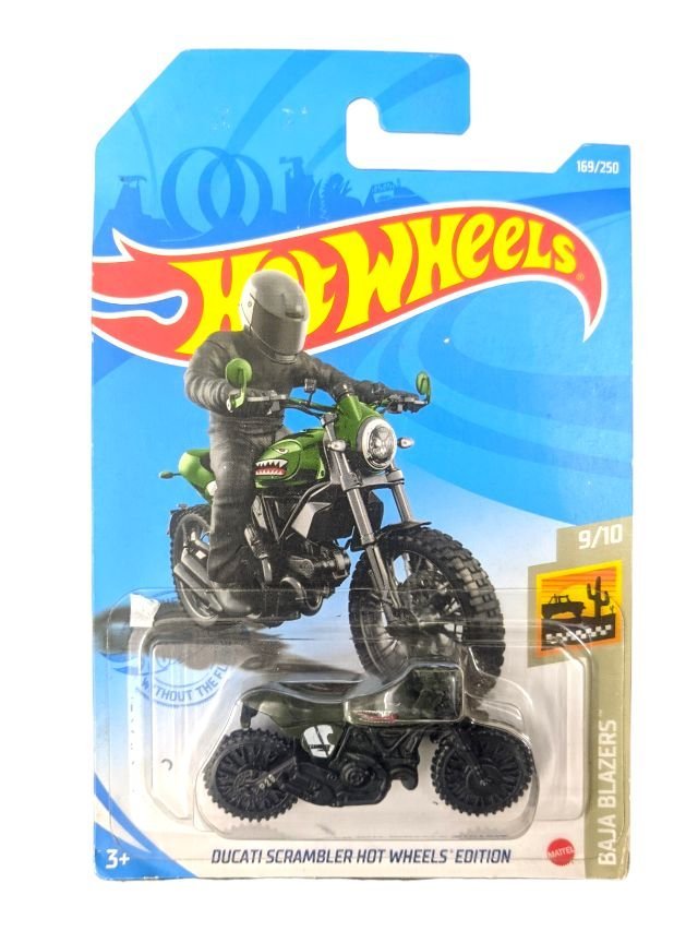 Exclusive Hotwheels Ducati Scrambler Hot Wheels Edition Baja Blazers