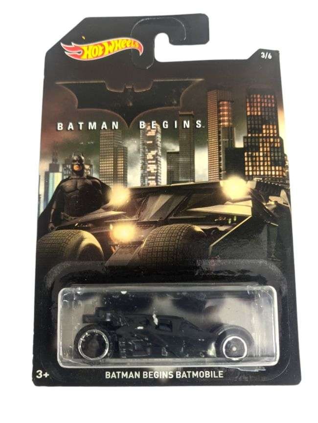 Hotwheels Batman Begins Batmobile (blister damage car in excellent condition)