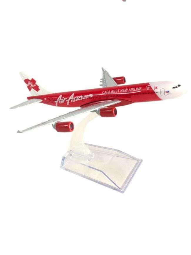 Diecast Airplane Aircraft Model Air Asia
