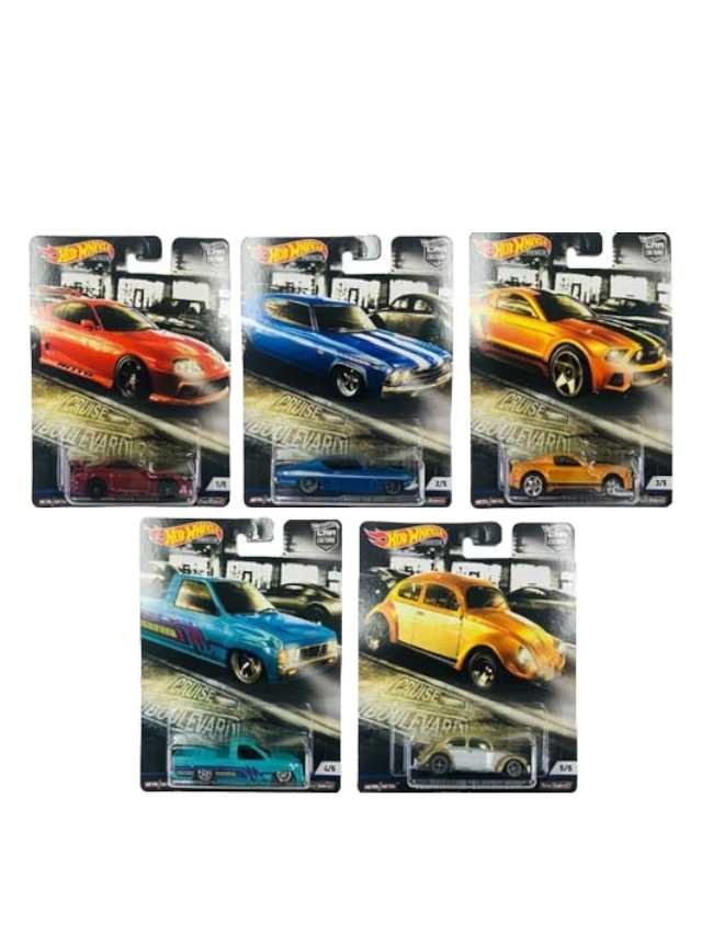 Hotwheels Cruise Boulevard Set of 5