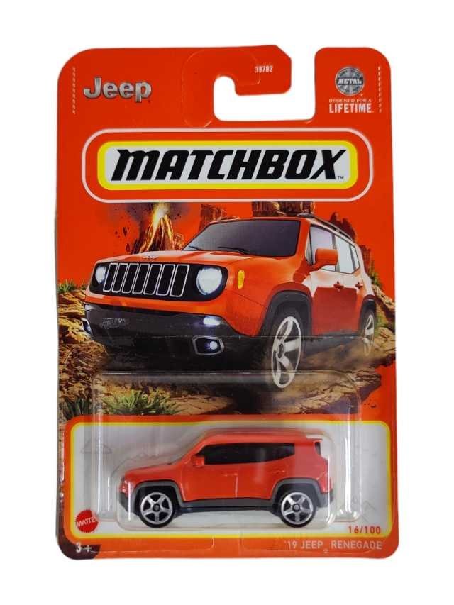 Matchbox 19 Jeep renegade Mainline Imported 1:64 scalw