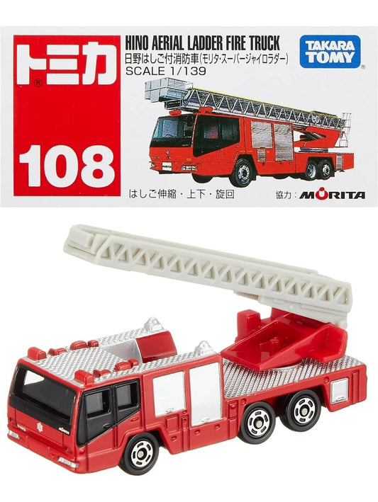 Takara Tomy Tomica hino aerial ladder fire truck