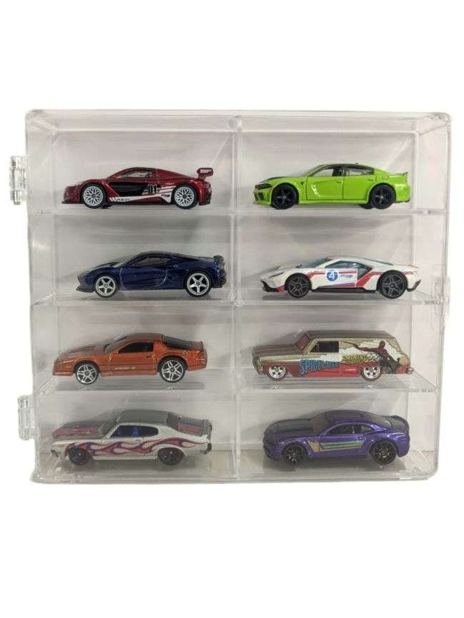 EXCLUSIVE Acrylic Case For Storage hold 8 cars (Car not Included)
