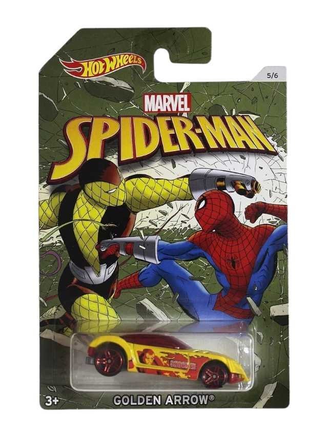 Hotwheels spider man golden Arrow