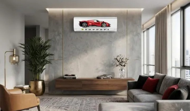 AC Sticker | Ferrari Sports | Red Supercar Design Decor Car sticker