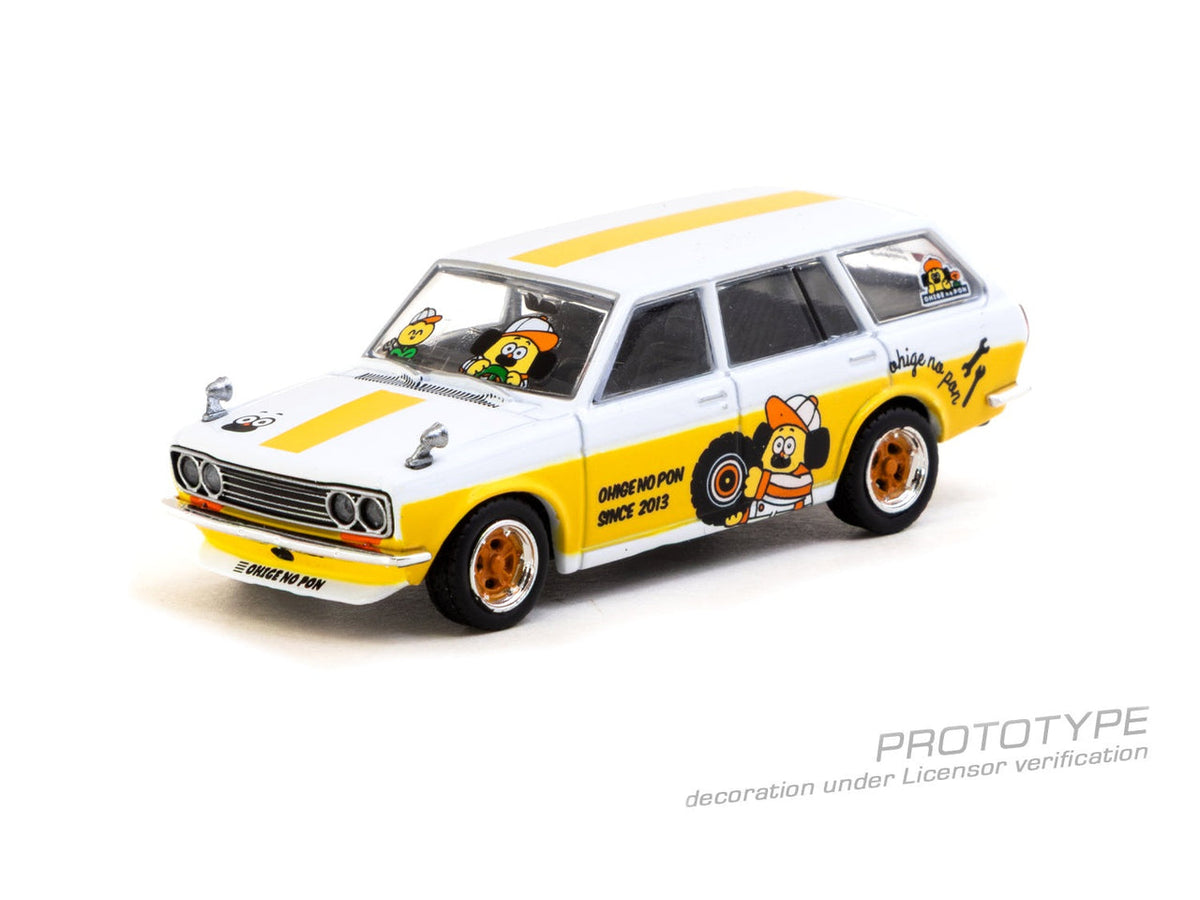 Tarmac Works"Datsun Bluebird 510 Wagon OHIGE no PON 1:64 Scale T64G-026-ONP