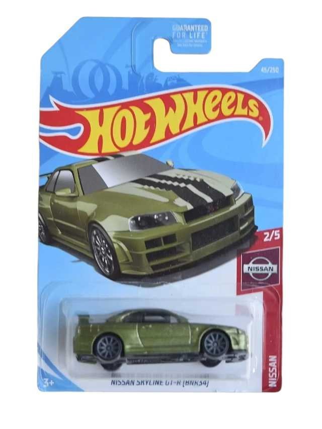 Hotwheels Nissan Skyline yline GT-R (BNR34) Imported Mainline Card 1:64 Scale (Blister Damaged)