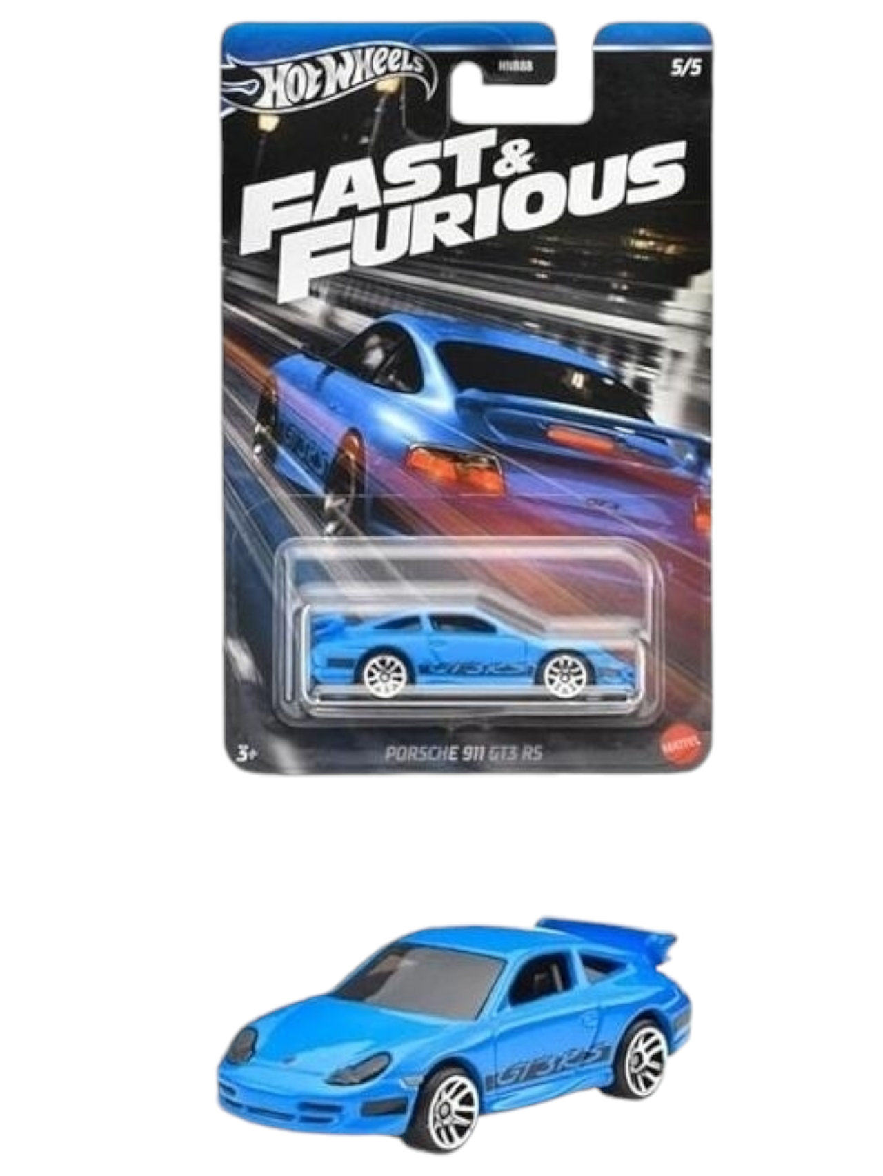 Hotwheels Fast and Furious Porsche gt3 rs