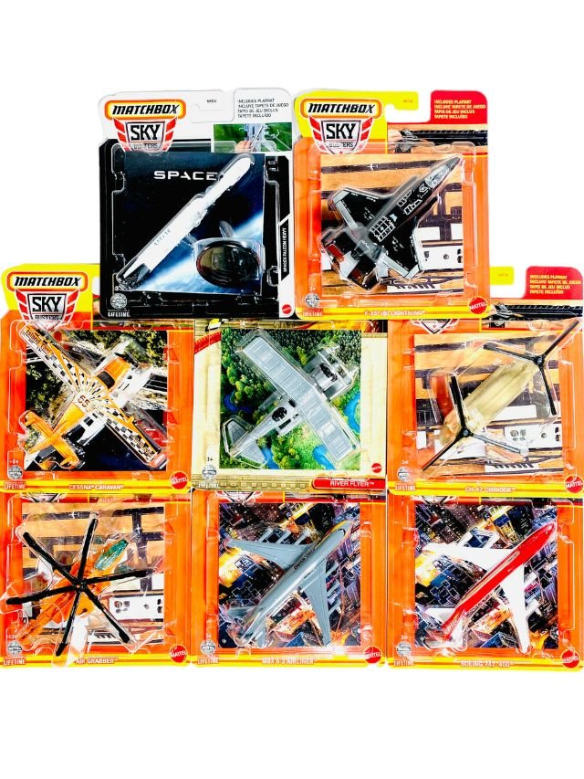 MATCHBOX 2024 SKYBUSTERS FACTORY CASE Set(8 PIECES )
