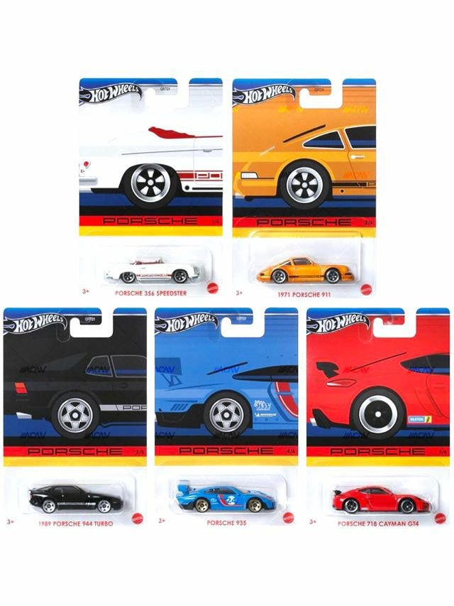 Hotwheels Porsche set (Without Chase)