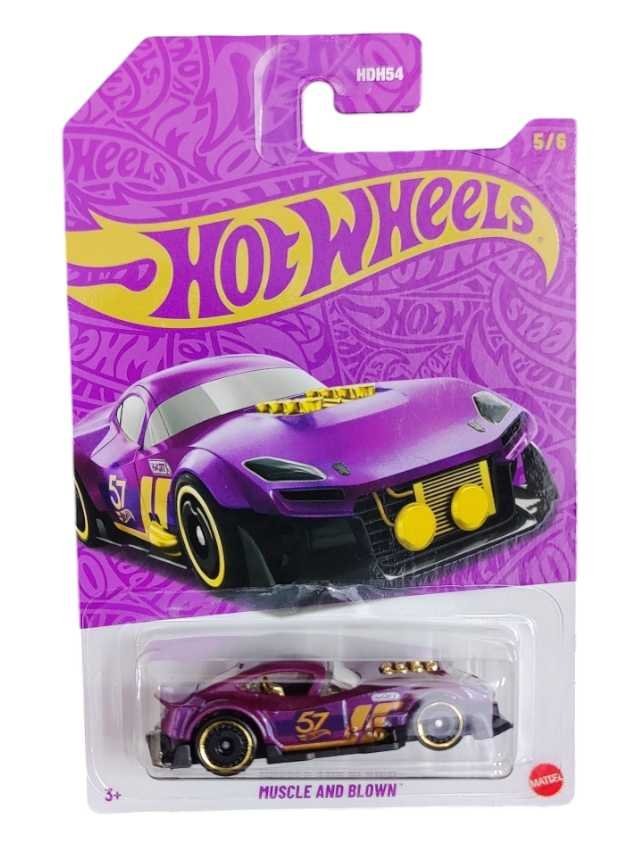 Hotwheels muscle and blown mainline card art 1:64 scale