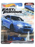 Hotwheels nissan skyline GTR bnr34 imported premium 1:64 Scale