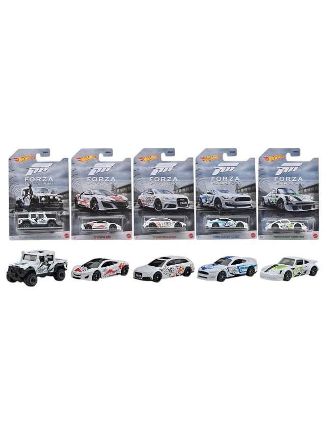 Hotwheels Forza Motorsport Set of 5 mainline card art 1:64 scale