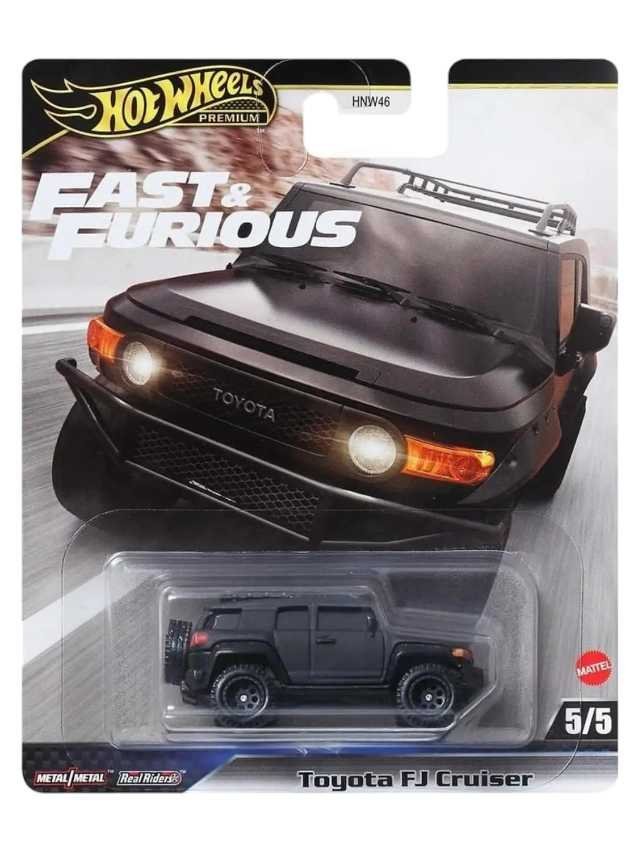 Hotwheels Toyota FJ Cruiser Fast & Furious Imported Premium Card Art 1:64 Scale