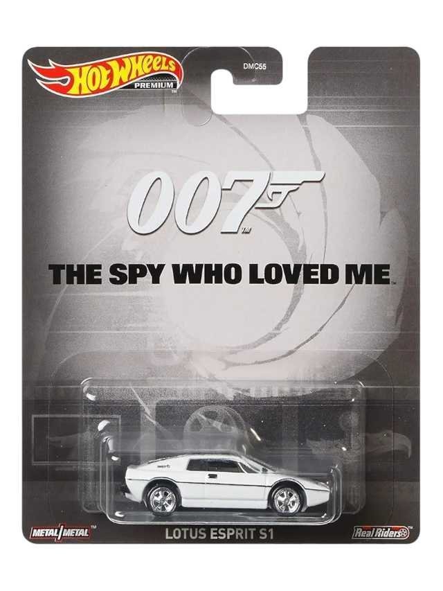 Hotwheels Lotus Esprit S1 The Spy who loved me 007 James Bond Imported Premium Card Art 1:64 Scale