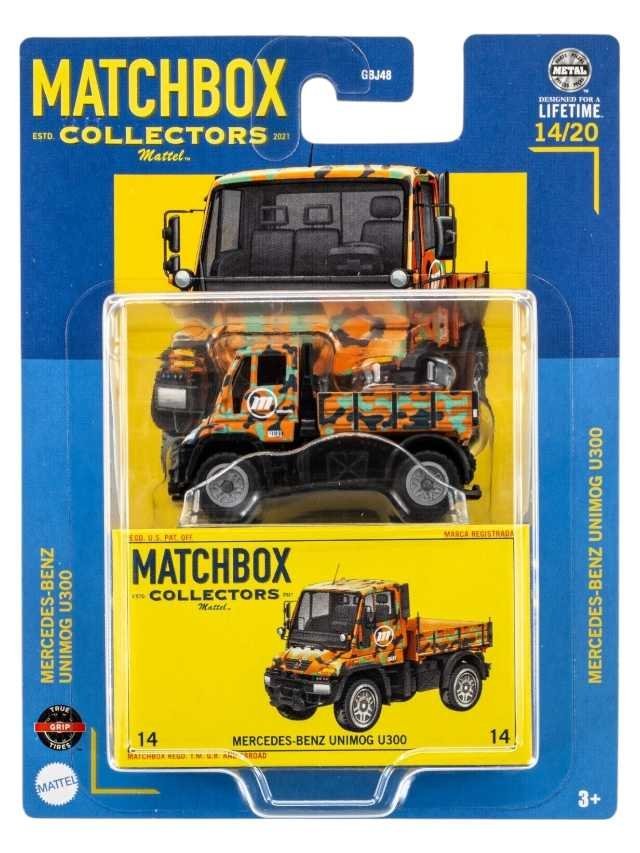 Matchbox collectors Mercedes benz unimog u300 imported premium 1:64 Scale