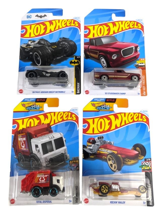 EXCLUSIVE Hot Wheels indian Car Mainlines (179 Each) as set of four