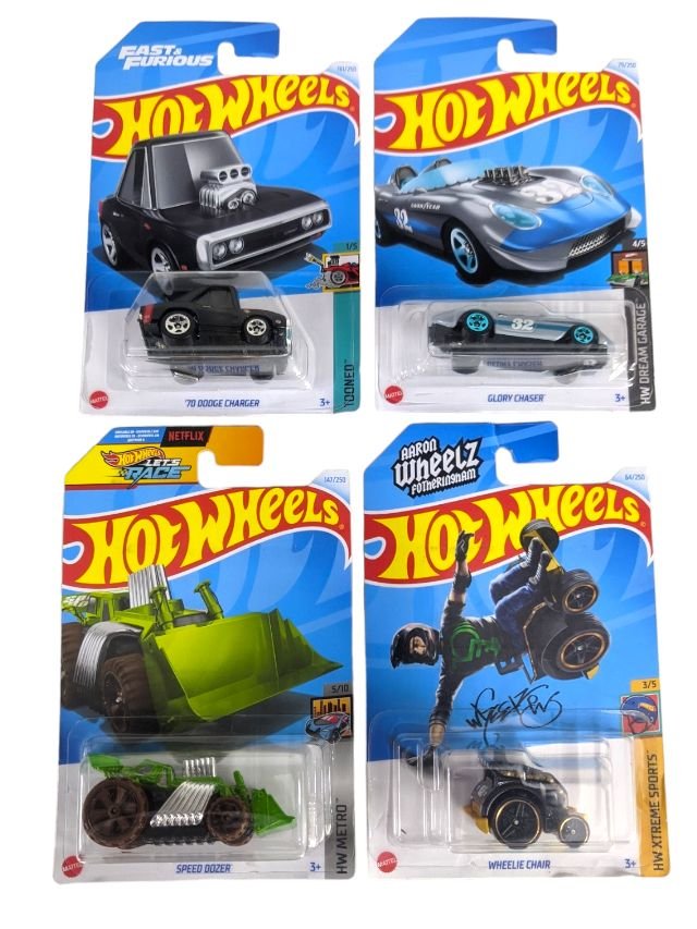 EXCLUSIVE Hot Wheels indian Car Mainlines (179 Each) as set of four