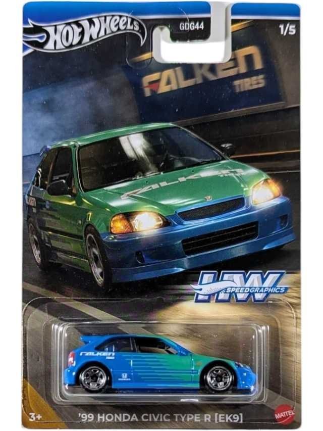 Hotwheels Honda civic type r ek9