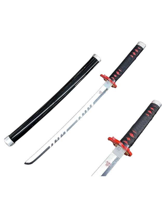 Anime katana with light and charger cable Kamado Nichirin small (82 cm)