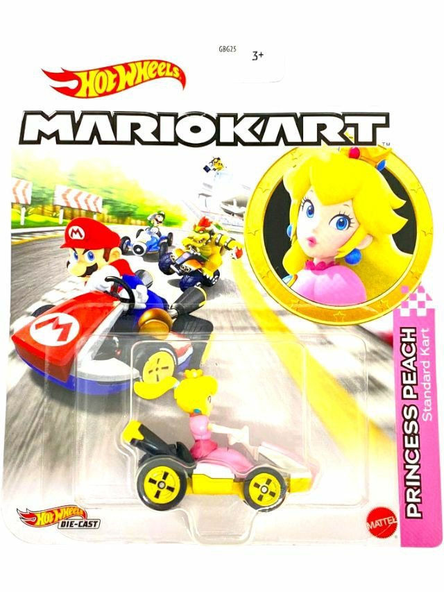 Hotwheels Mario kart princess peach