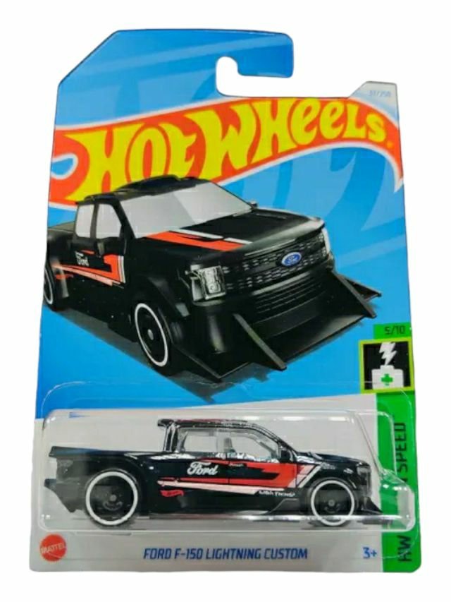 Hotwheels Ford F-150 Lightning Custom Imported Mainline Card 1:64 Scale