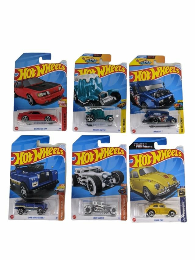 EXCLUSIVE Hot Wheels indian Car Mainlines (179 Each) as set of six