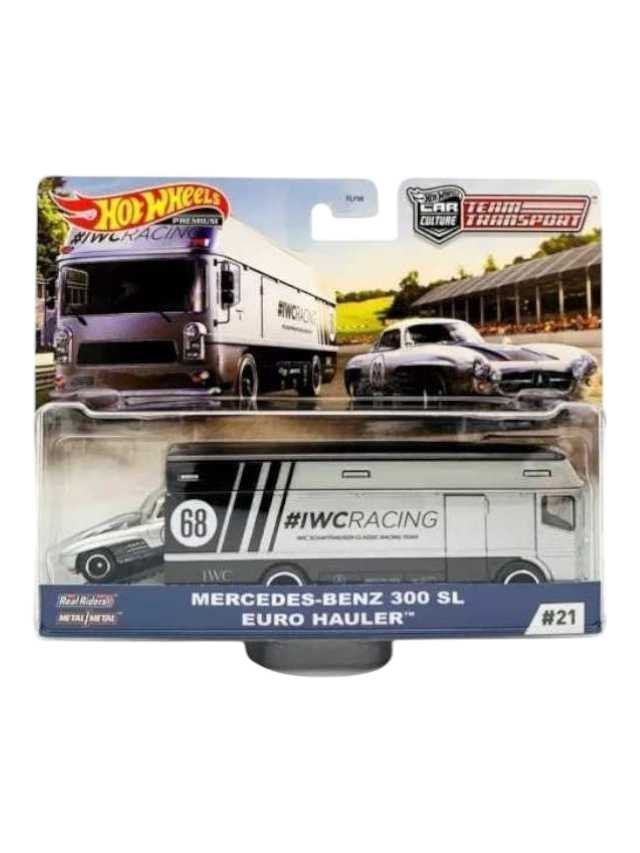 hotwheels Mercedes Benz 300 sl euro hauler imported team transport
