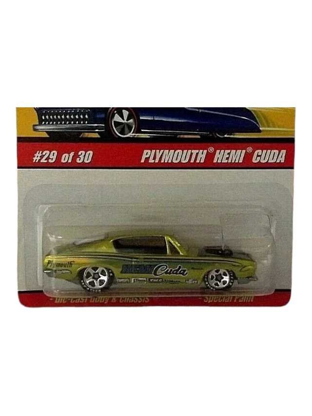 Exclusive Hotwheels Classic Plymouth Hemi Cuda