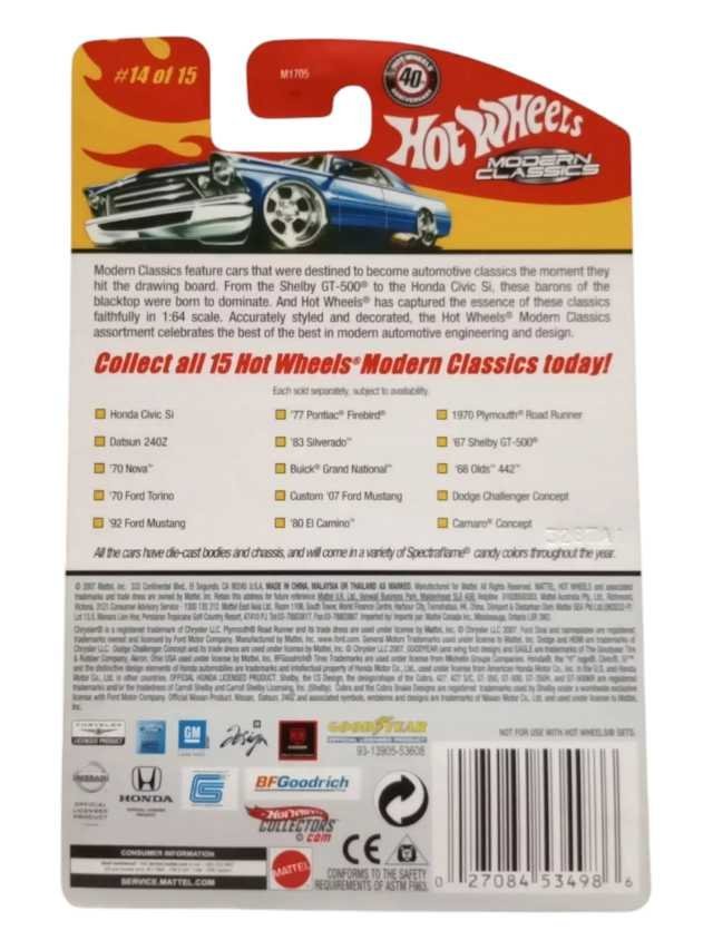 Exclusive Hotwheels Dodge Challenger concept die-cast classic