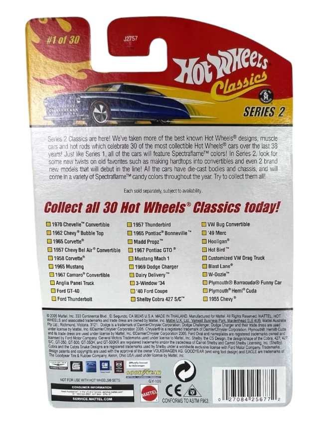Exclusive Hotwheels Classic 1970 Chevelle convertible